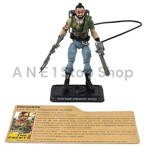 G.I. Joe Dreadnok Ripper 4" Figure 25th Anniversary The Enemy - Hasbro 2007